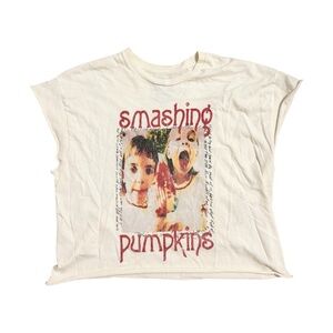 Smashing Pumpkins Pumpkins 1991 Tour Urban Outfitters Men’s Cut Off Shirt